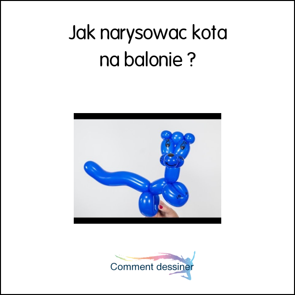 Jak narysować kota na balonie